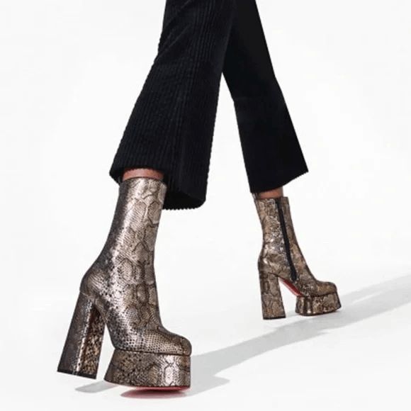 Christian Louboutin Izamayeah Suede Pumps EU 38.5 JungleFame Red Bottom Heels - Picture 1 of 12